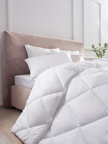 Одеяло Soft, без рисунка, белый